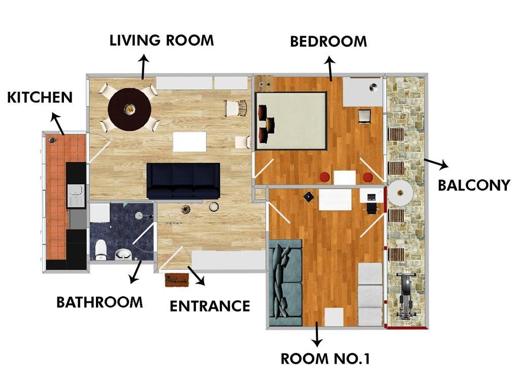 Best View Apartment Novi Sad Dış mekan fotoğraf